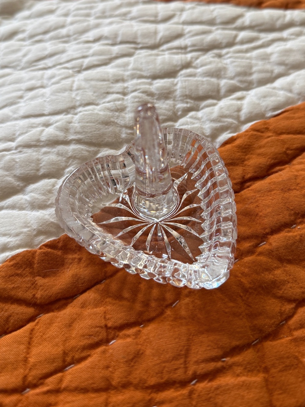 Waterford Crystal Heart-Shaped Ring Holder